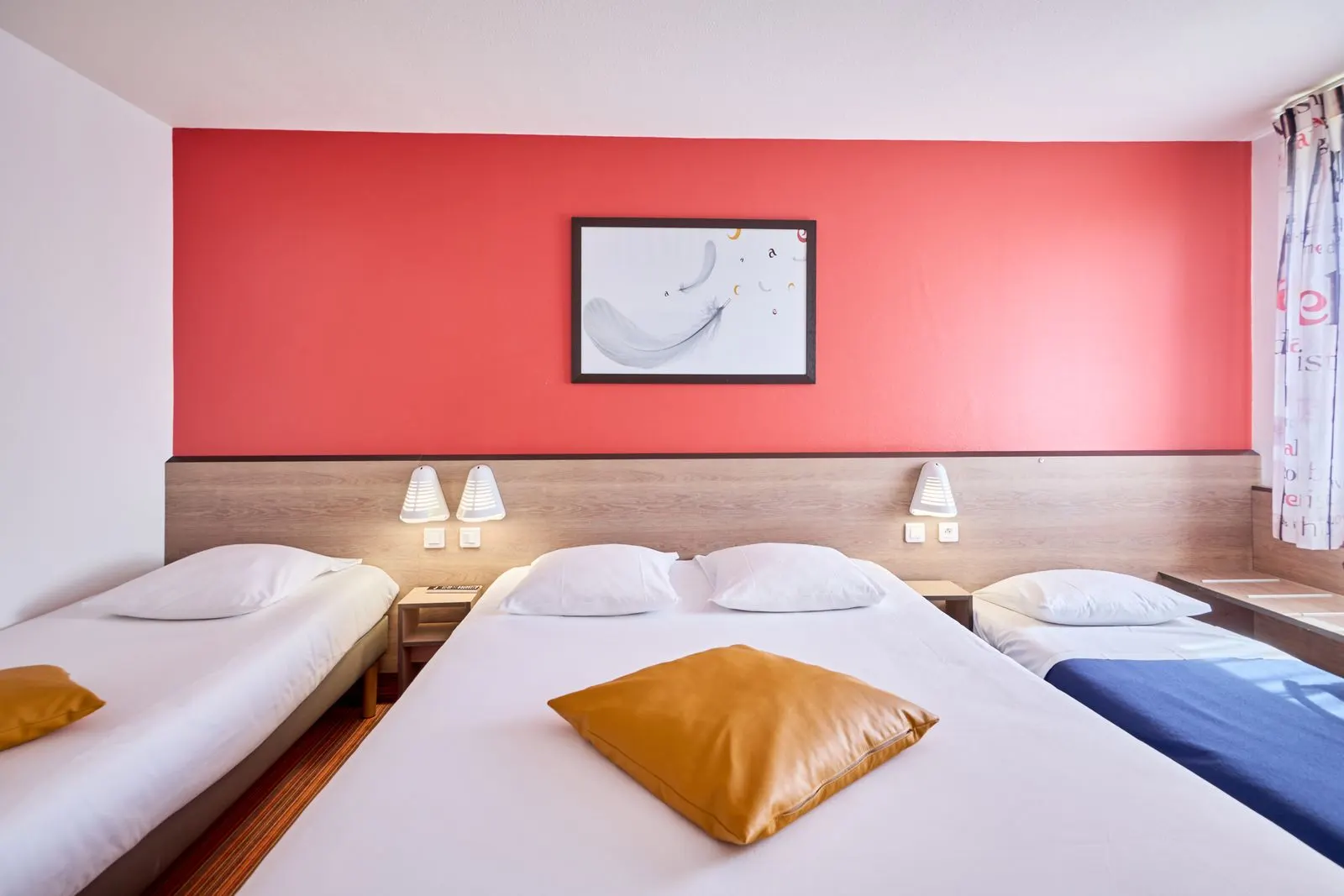 Espace de la chambre familiale de l'Hôtel Goodwood